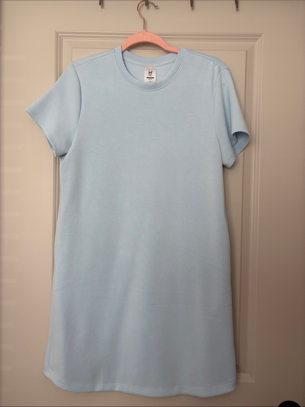 Mossimo Supply Co. Light Blue Crewneck Shift Dress
